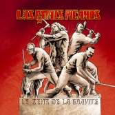 Front cover art for Indie band Les Fatals Picards' cd titled Le Sens de la Gravité. Colors by Cyril Saint-Blancat. Pochette de l'album des Fatals Picards "Le Sens de la Gravité". Couleurs de Cyril Saint-Blancat.